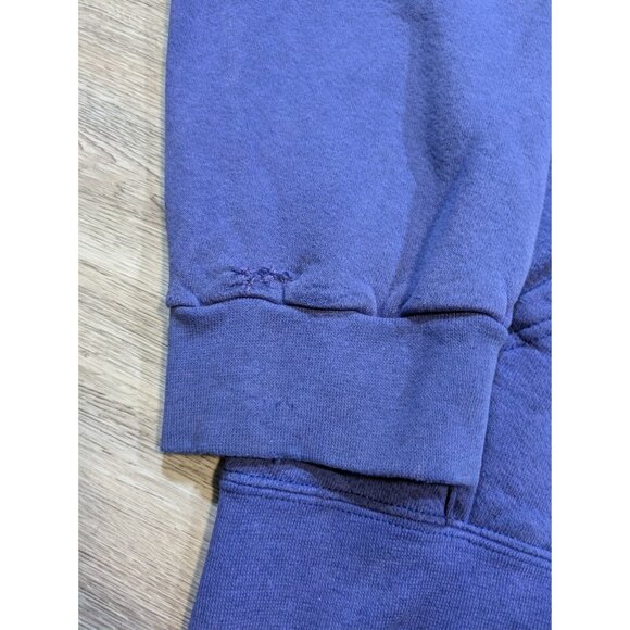 Vintage Nike Center Swoosh Hoodie Men's Large Y2K Silver Tag Rare Blue - Picture 9 of 16